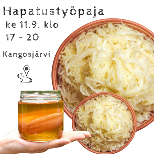 Hapatustyöpaja Kangosjärvellä